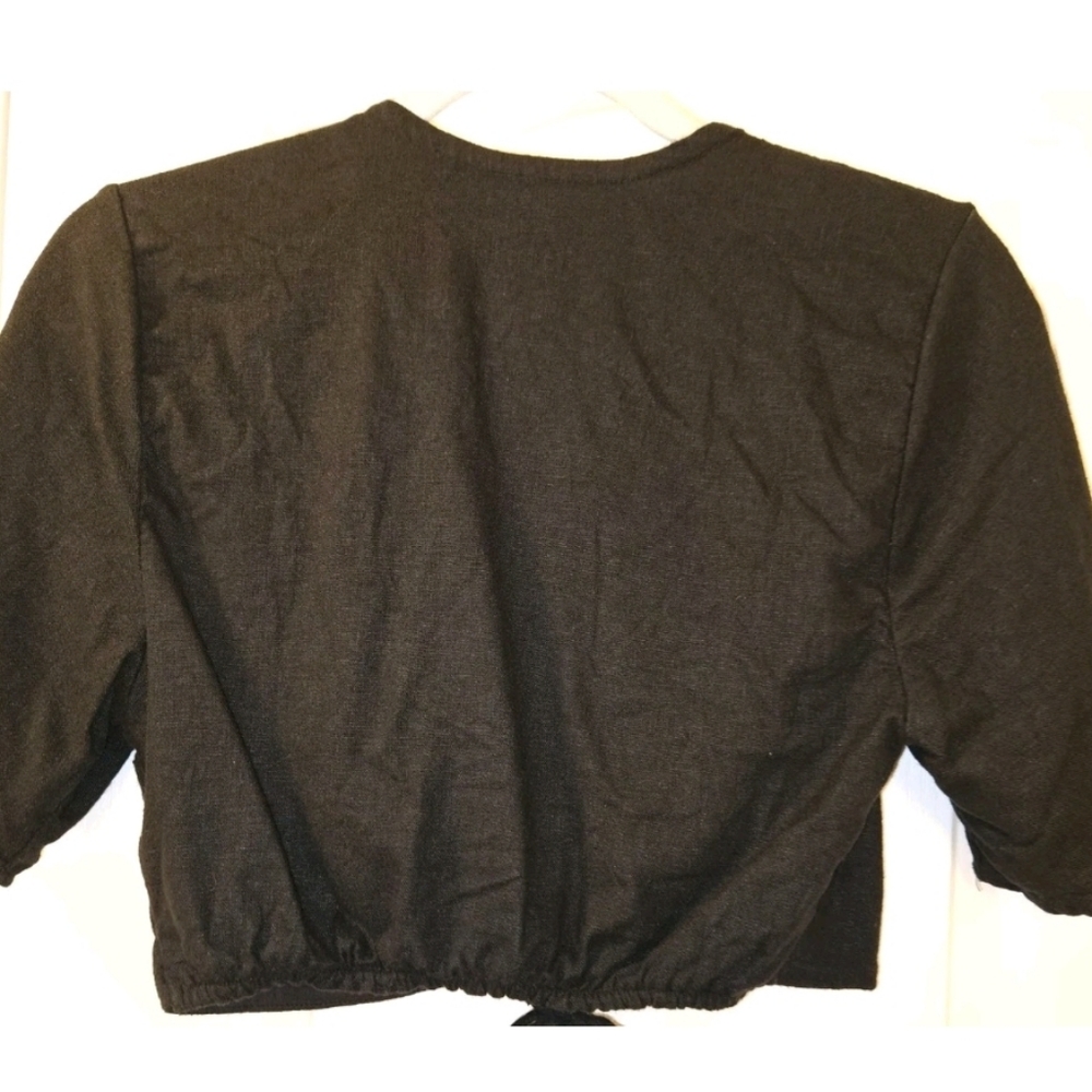 Abercrombie & Fitch Crop Top Whimsy Goth Y2K Dark Fairy 2000's Trendy Retro - Picture 6 of 15
